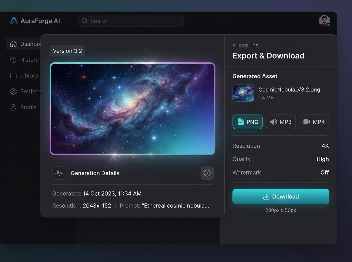 Generate and export