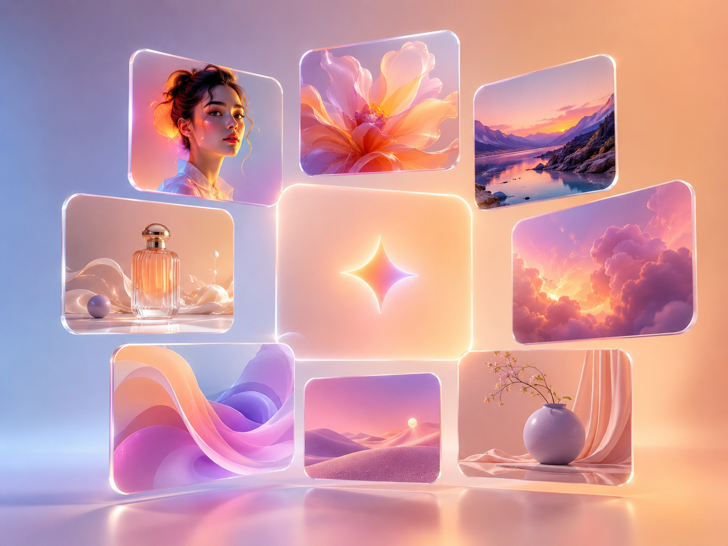 Yeri AI 图片生成器工作区,展示提示词输入与生成结果
